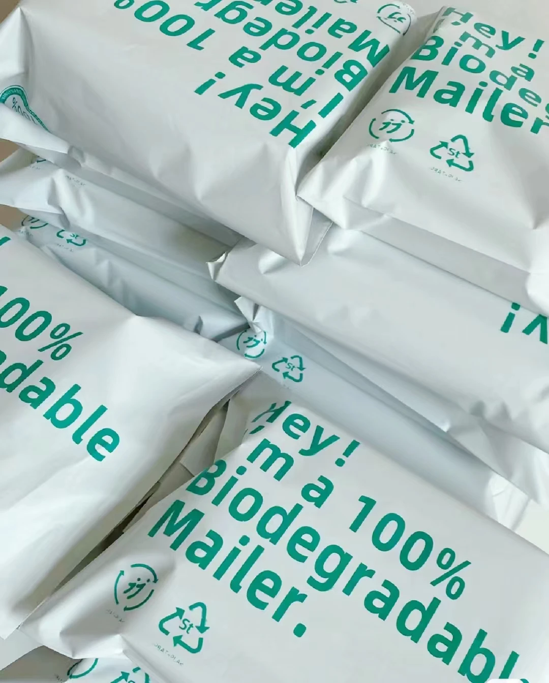 100% Compostable Poly Mailer Recycled Shipping Eco Friendly Mailing Bag For Garment, Post & Express