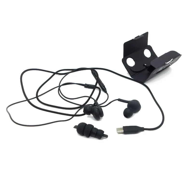  Earphone For Note10 Noise Cancelling USB-C Headphone Headset Bass Type C