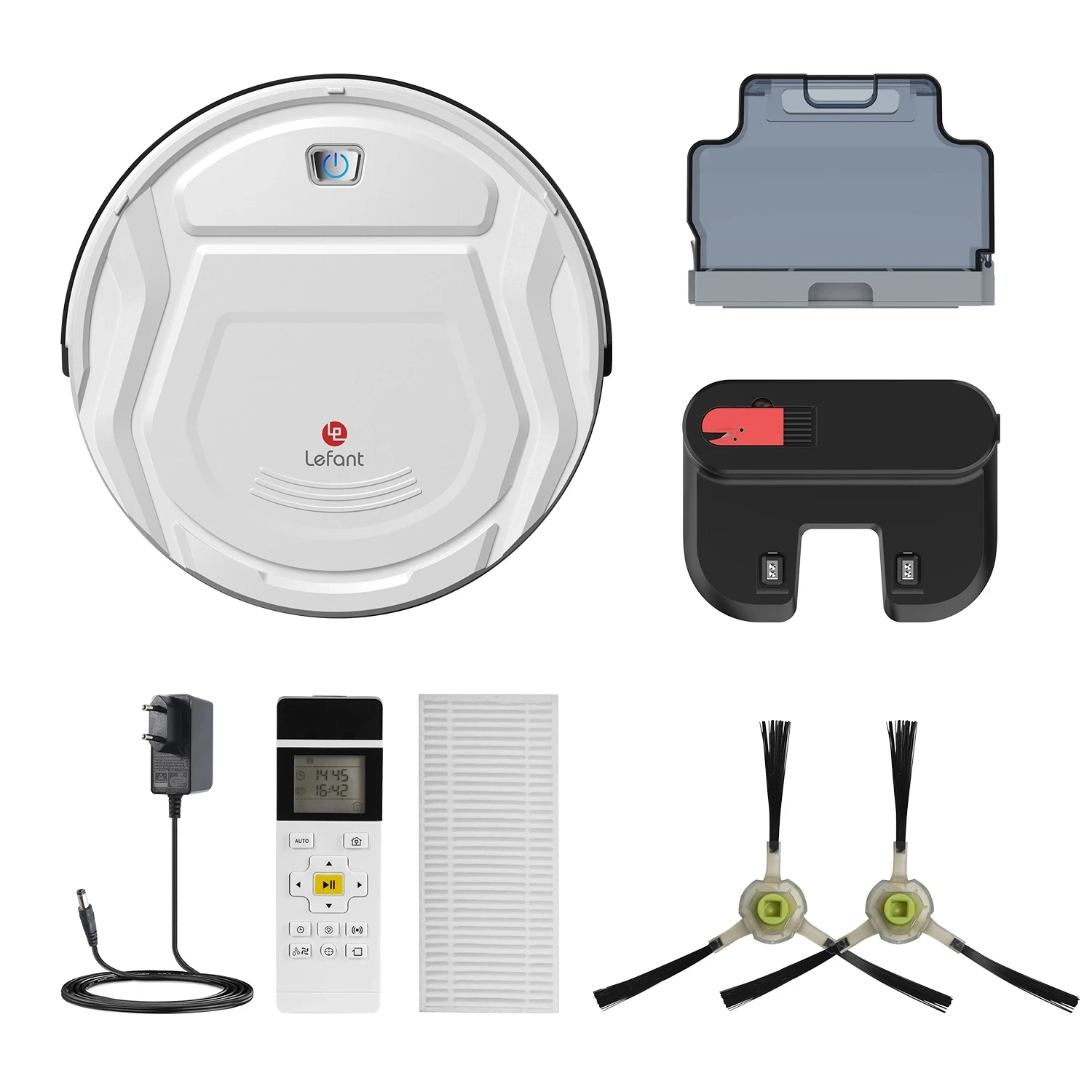 Мини-робот-пылесос Lefant M210 с базовым управлением через приложение, беспроводной пылесос, 1800 па, робот для уборки дома, Умная автоматическая зарядка
