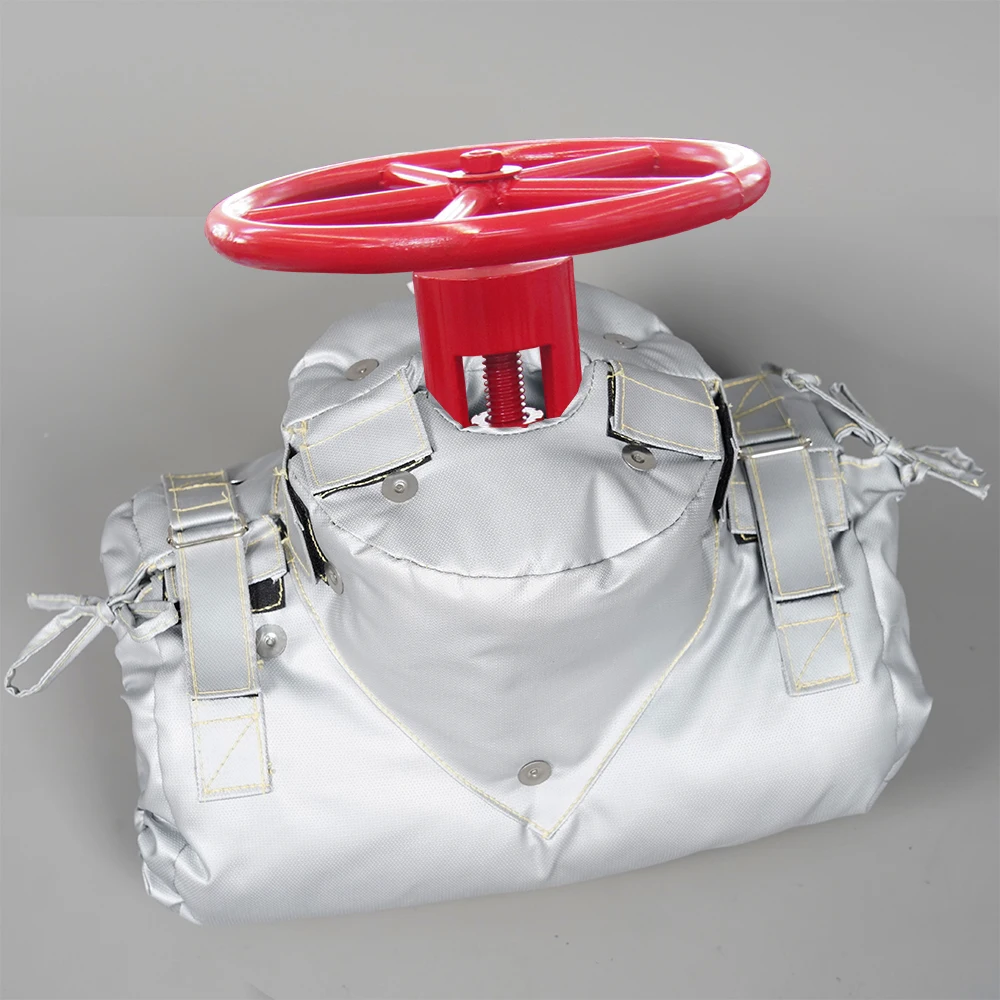 Индивидуальный многоразовый и съемный Стекловолоконный глушитель/ветряная труба/турбо теплоизоляционная куртка для клапана