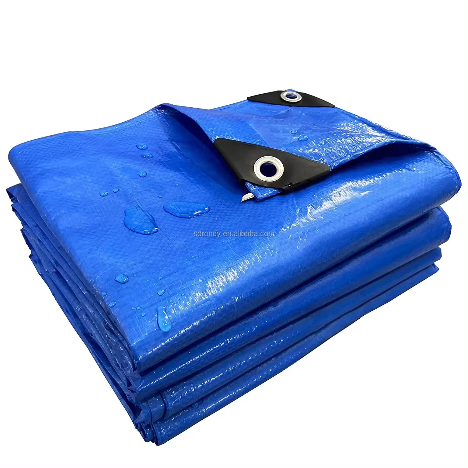 Light Duty PE Tarpaulin HDPE Woven PE Clor  Tarpaulin With LDPE Coating PE Tarp For Ethiopia Korea