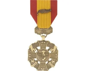 Wholesale custom real gold vietnam cross gallantry medal