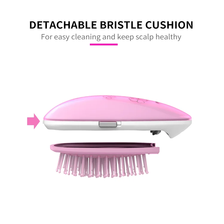 PRITECH Scalp  Portable Electric Hair Styling Comb Ionic Hair Brush