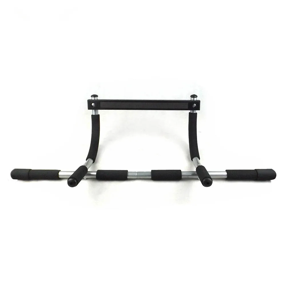 Pull Up Bar No Drilling Fitness Workout Bar Max Limit 100KG Fitness Trainer Multi-Grip Strength with Padded Handles