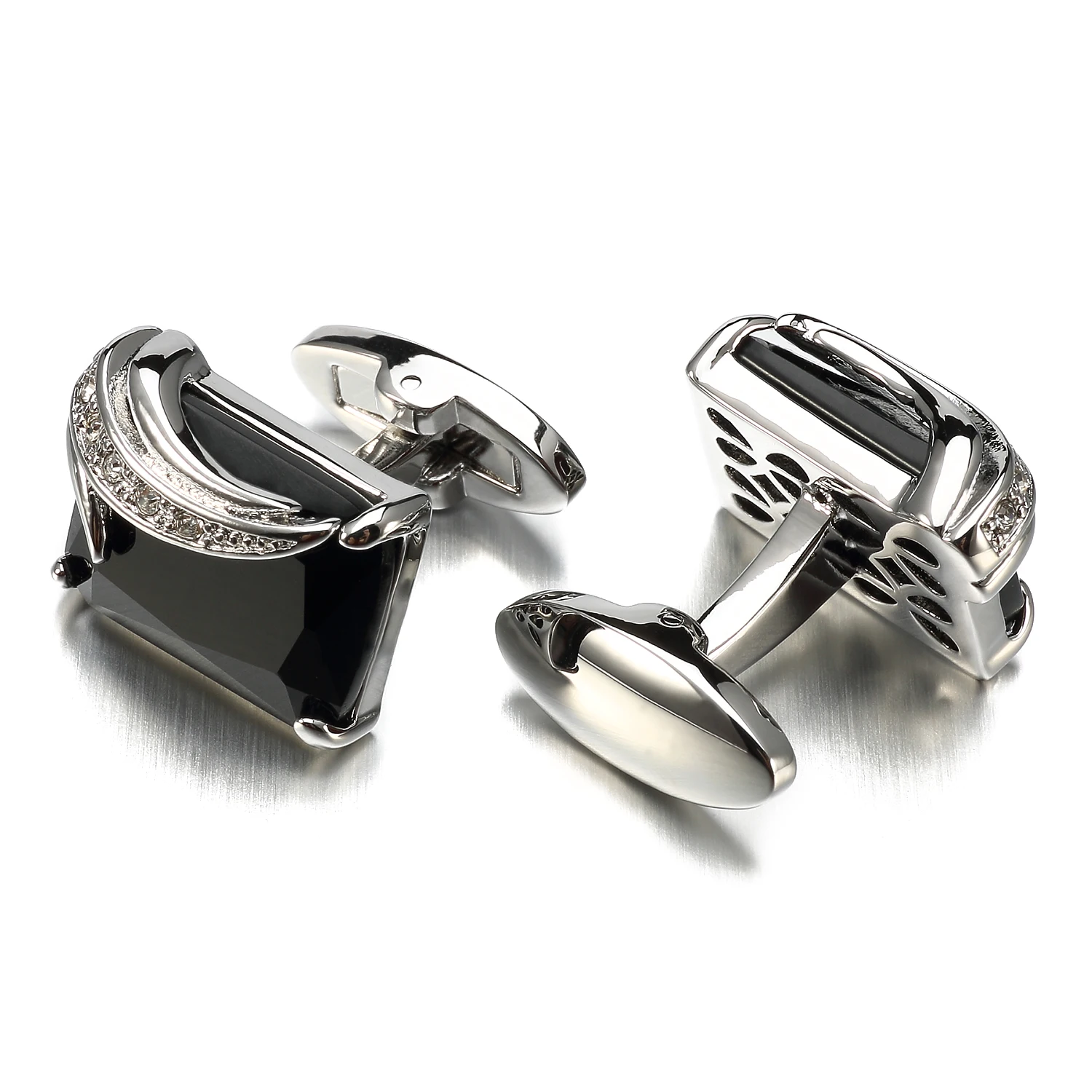  Мужские ювелирные изделия OB Jewelry из латуни и металла с кристаллами модные запонки оптовая цена для мужской