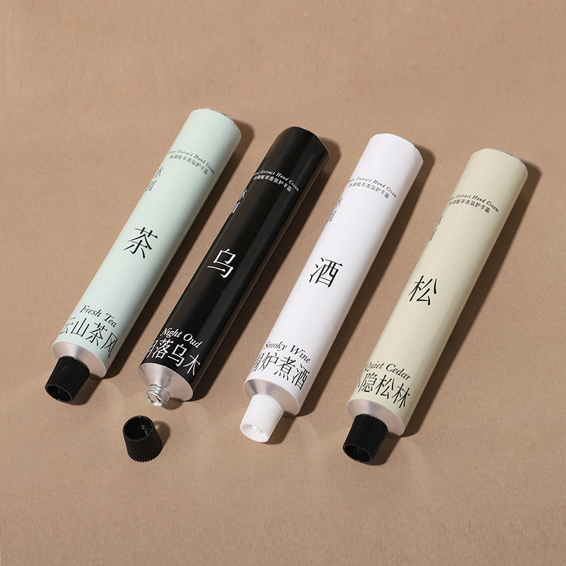 Custom Collapsible Tube Eco Friendly Cosmetics Aluminum Collapsible Tube for Cosmetics