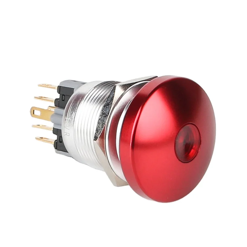 22mm Switches Mushroom Push Button Switch