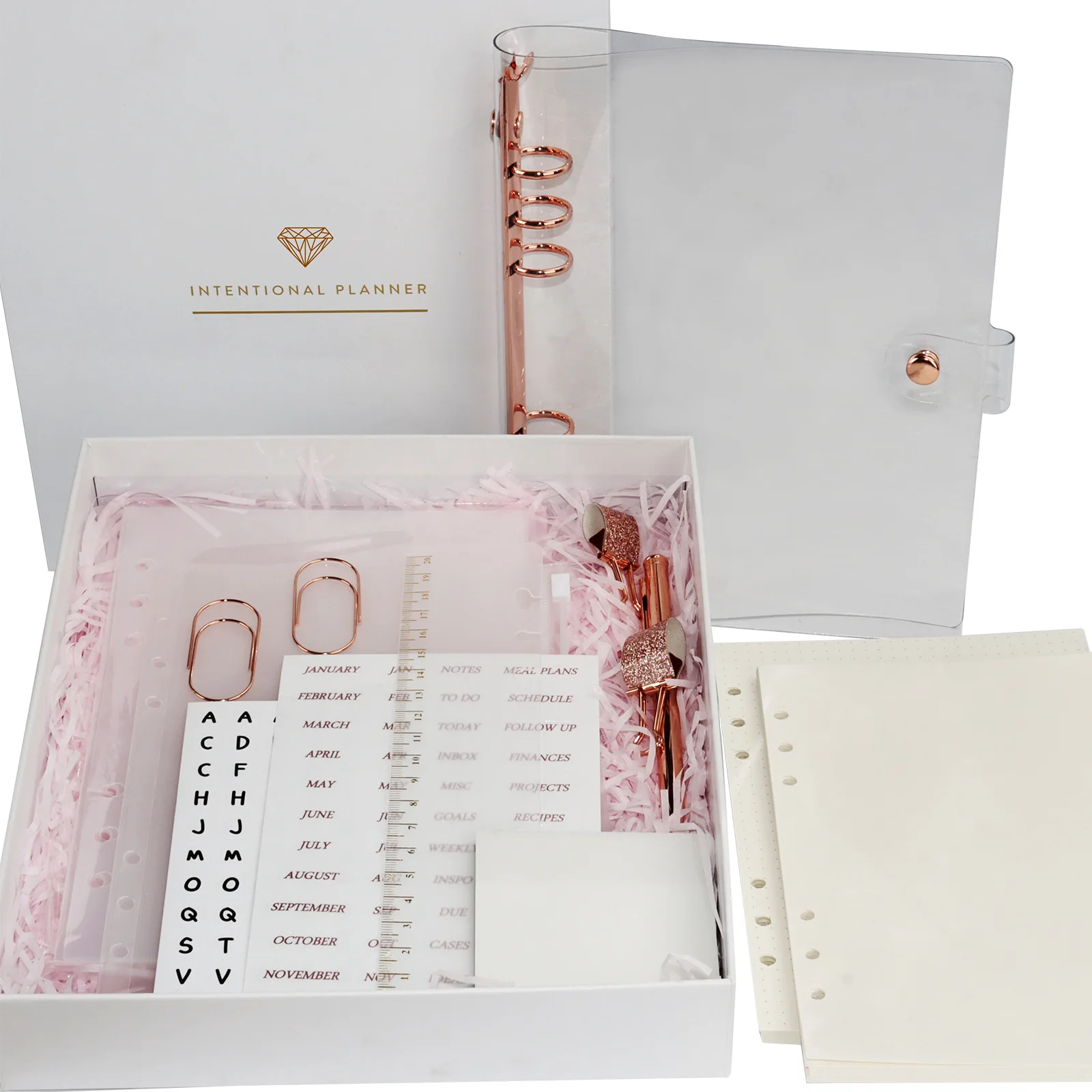 Детская Подарочная коробка розового цвета с логотипом на заказ для школьников