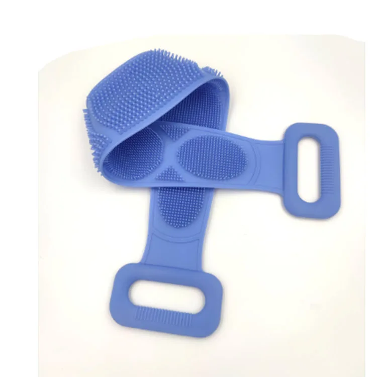 65/72/80 cm silica gel back rub lengthened silicone bath towel men and women back rub mud rub ash