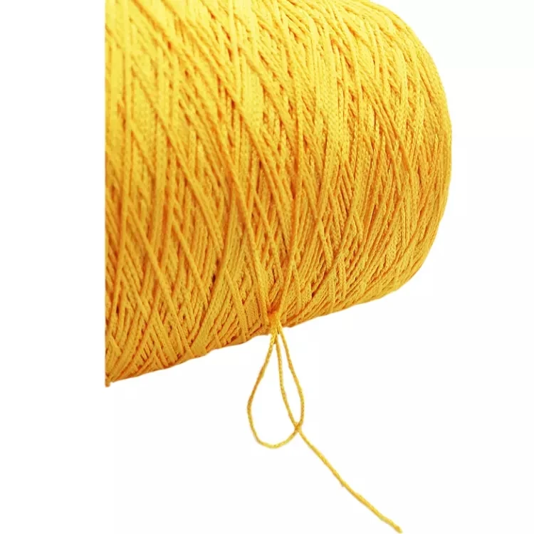 customized polyester 400D dyed staightly  continuous filament sewing thread rope fringe thread braided cord for book