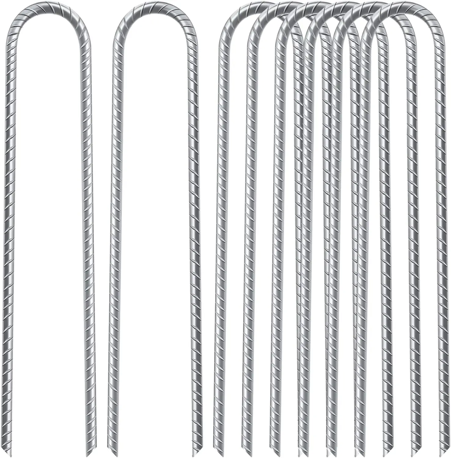 Heavy duty spike peg metal wind spinner garden volleyball net camping beach tent drill bit trampoline fence ground stakes