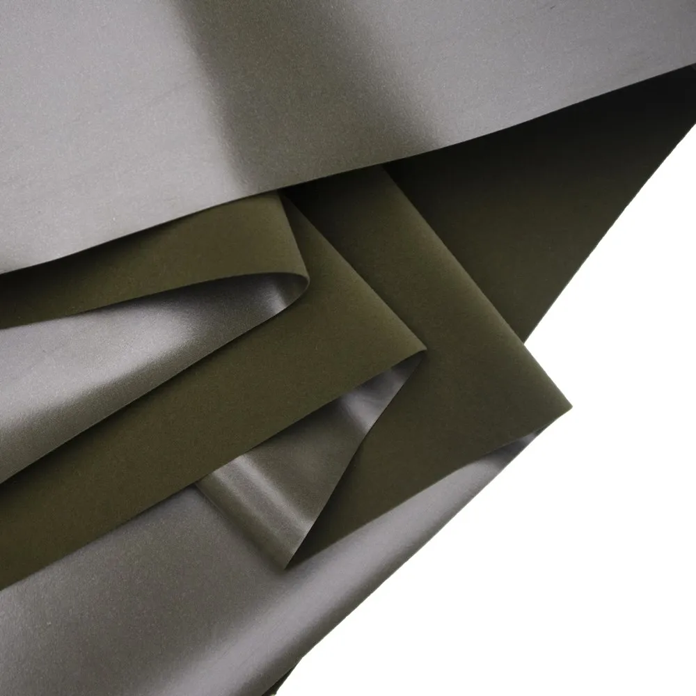 210T Nylon Flocking TPU Laminated Fabric For Inflatable Air Mattress Waterproof Outdoor Fabric