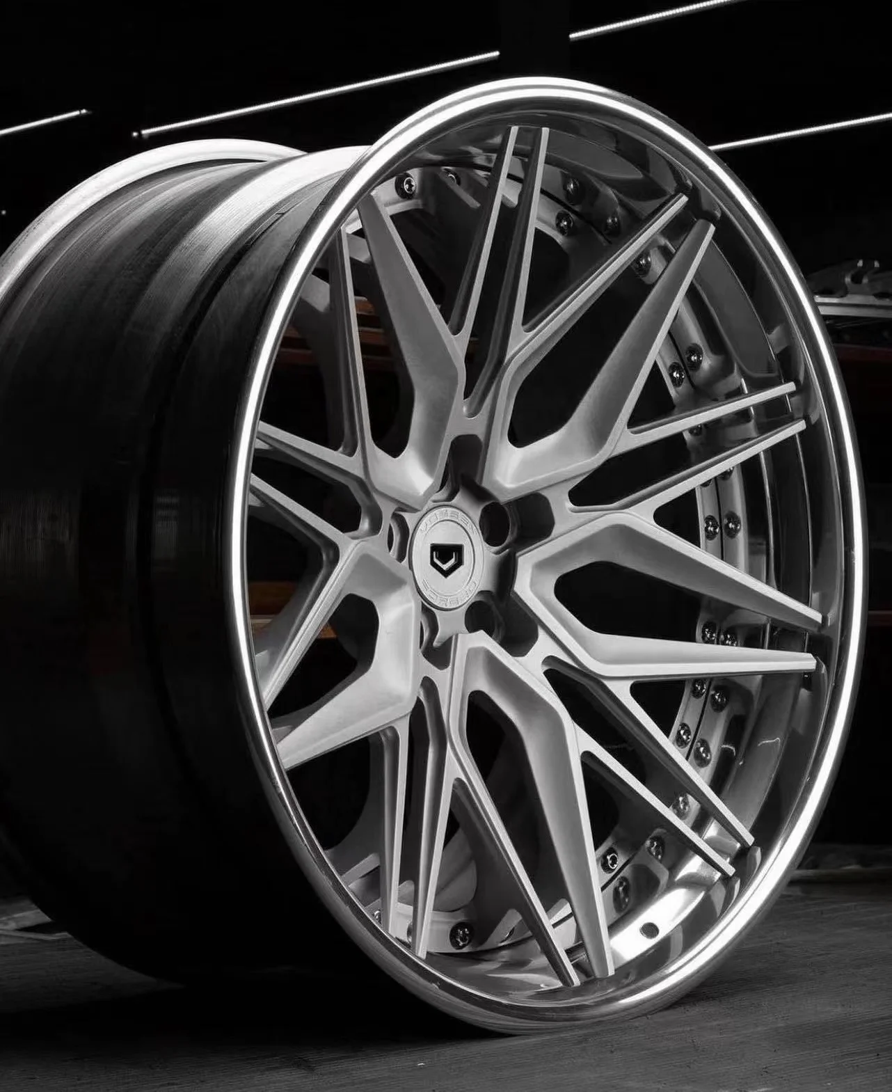 Benz19*8J Customized 1pc deep concave shine black polished lip 17/18/19/20 21/22/23/24 inch alloy car rim forged wheel Mercedes