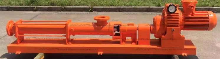 Factory processing sewage screw pump filtration mud screw pump