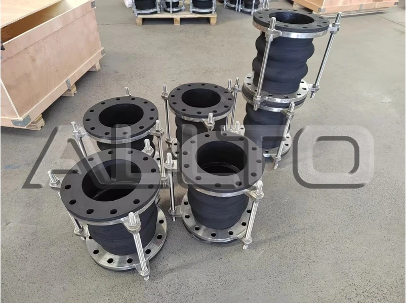 Seal Full Face Hand Wrap Wide Arch Double Sphere Expansion Joints Bellow Compensator Rubber Expansion Joint