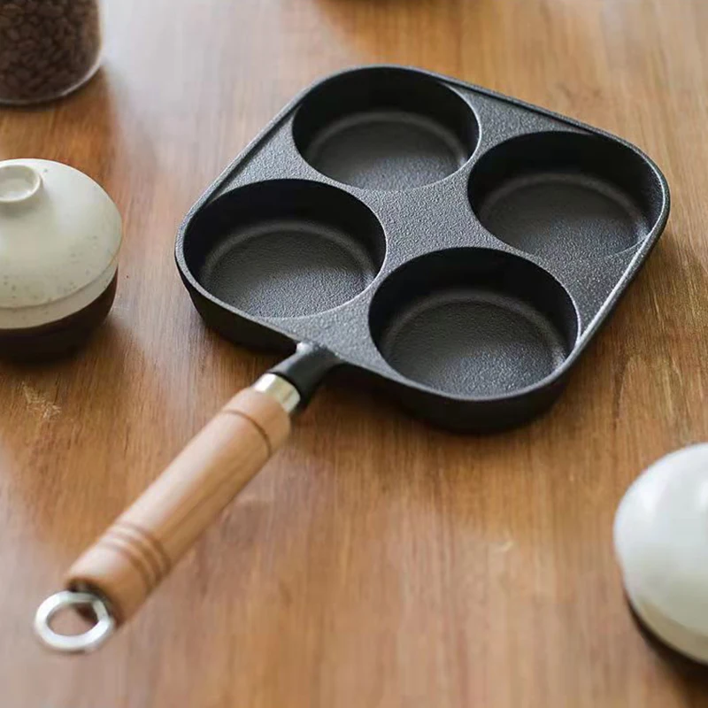 CX-507 Hot Sale Flat-bottomed Egg Pot Cookware Frying Pan Non-stick Kitchen Cooking Pot Omelette Pan