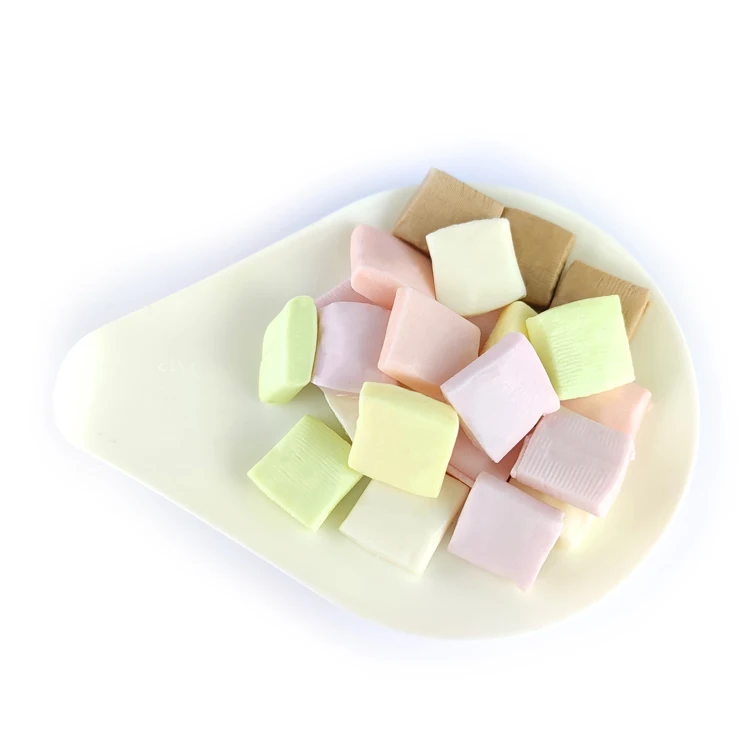 Best Quality Assorted Fruity Flavors Gummy Colorful Delectable OEM Service Cheap Soft Chewy Milk Candy