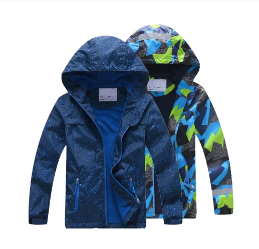 New Fashion Spring Autumn Children Outerwear Waterproof Breathable Outdoor Jackets Custom Sport Hiking Jacket