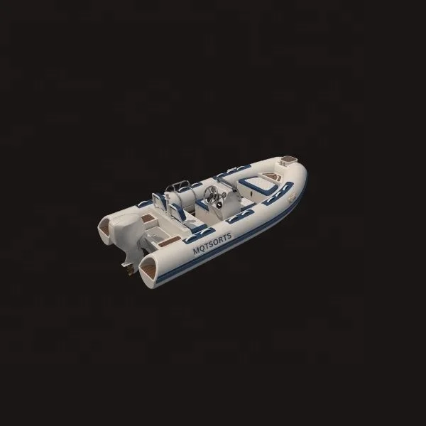 2023 Latest Design Rib boat factory CE rigid hypalon inflatable rib boat 480 with outboard engine motor for sale