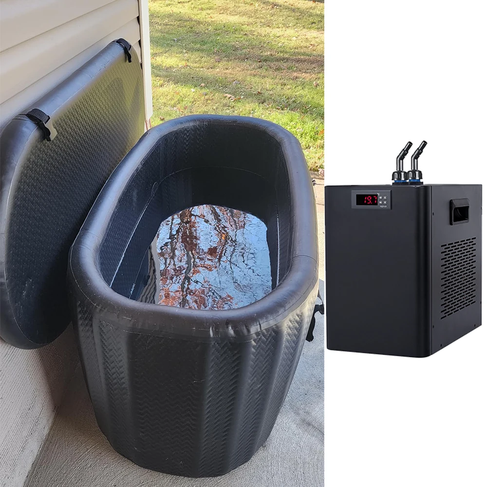 Ice Recovery ice bath cold plunge tub with chiller inflatable bathtub with cooling system for athletes with wifi