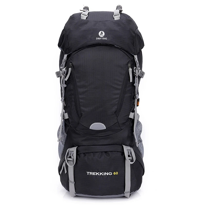 
Large Capacity Backpack Hiking Trekking Bag with Rain Cover for Climbing Travel and Mountaineering Backpack 