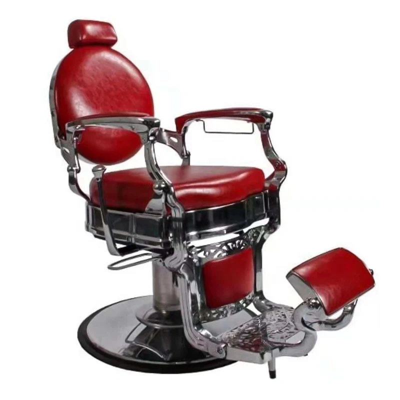 hot selling gentle wood armrest barber chair for hairdressing
