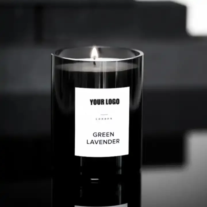 Exquisite Handmade Glass Bottle with Luxury Aromatherapy Soy Candle Scented Coconut and Heart Shapes New and Luxurious Gift