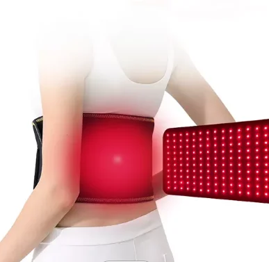 High quality Weight Loss Pain Relief Waist Slimming Infrared 635nm 860nm Red Light Therapy belt wrap
