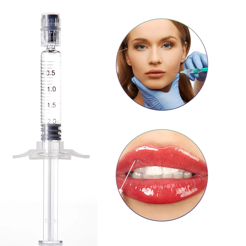 Auro secret injectable derma gel filler ce cross-linked cosmetic dermal filler 1ml injection lip augmentation