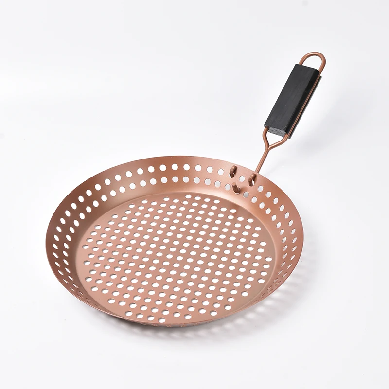 Worth Buying Stylish metal paint grill pan Outdoor household bakeware