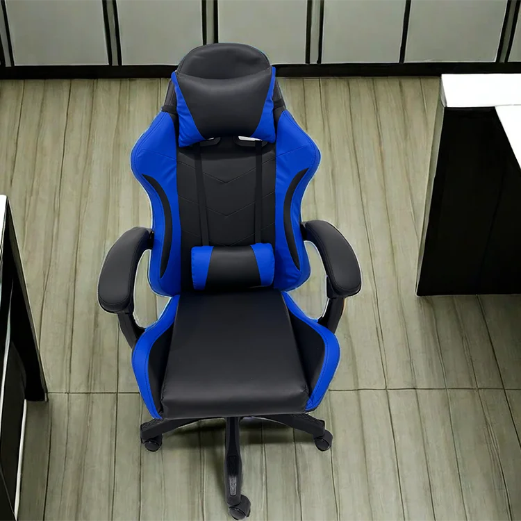 High Quality Small Size PVC/PU Leather Teenager Children Play Chair Customized Sky Blue Color Children Gaming Chairs