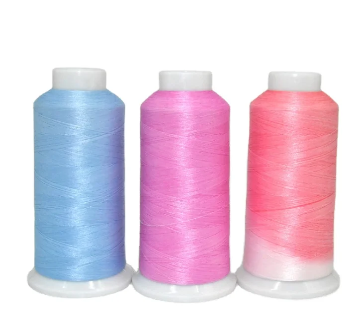 Bioserica Era Wholesale 150D Thermochromic Ray Photochromic UV Light Color Change Yarn Embroidery Thread