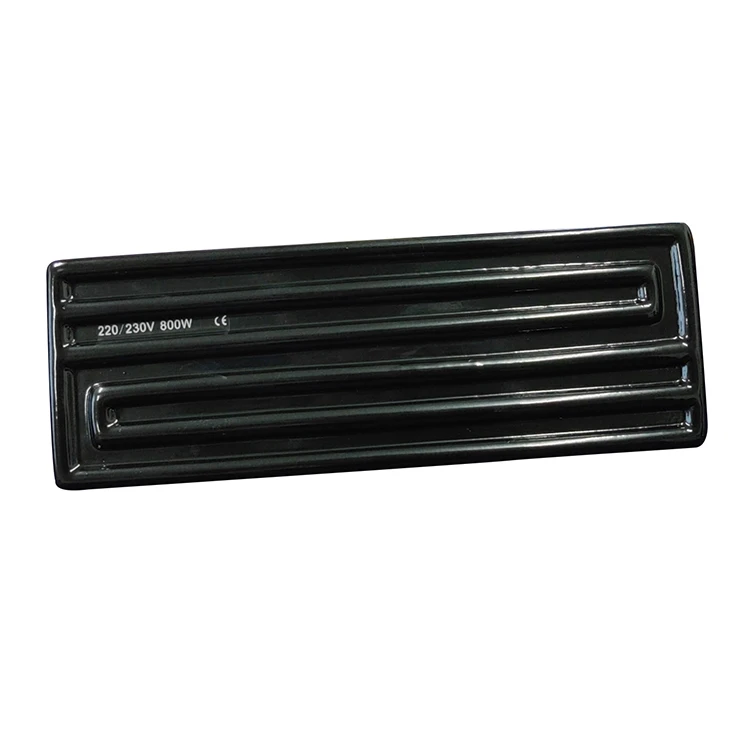 High Heating Efficient Ceramic Flat Infrared Heaters for Thermoforming