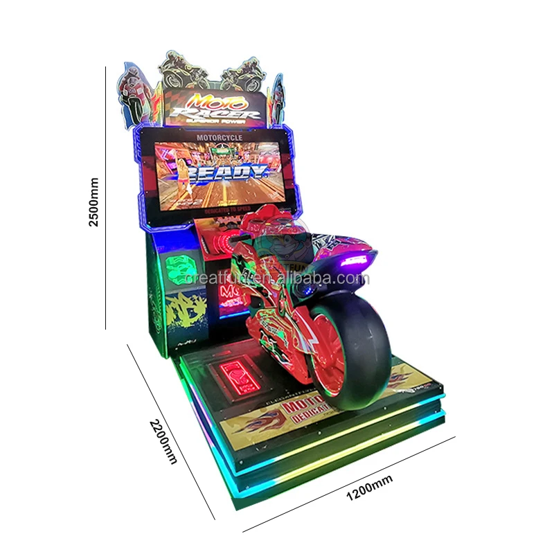 Manufacture Amusement Park 2 Players Simulator Racing Car Arcade Game Machine For Kid