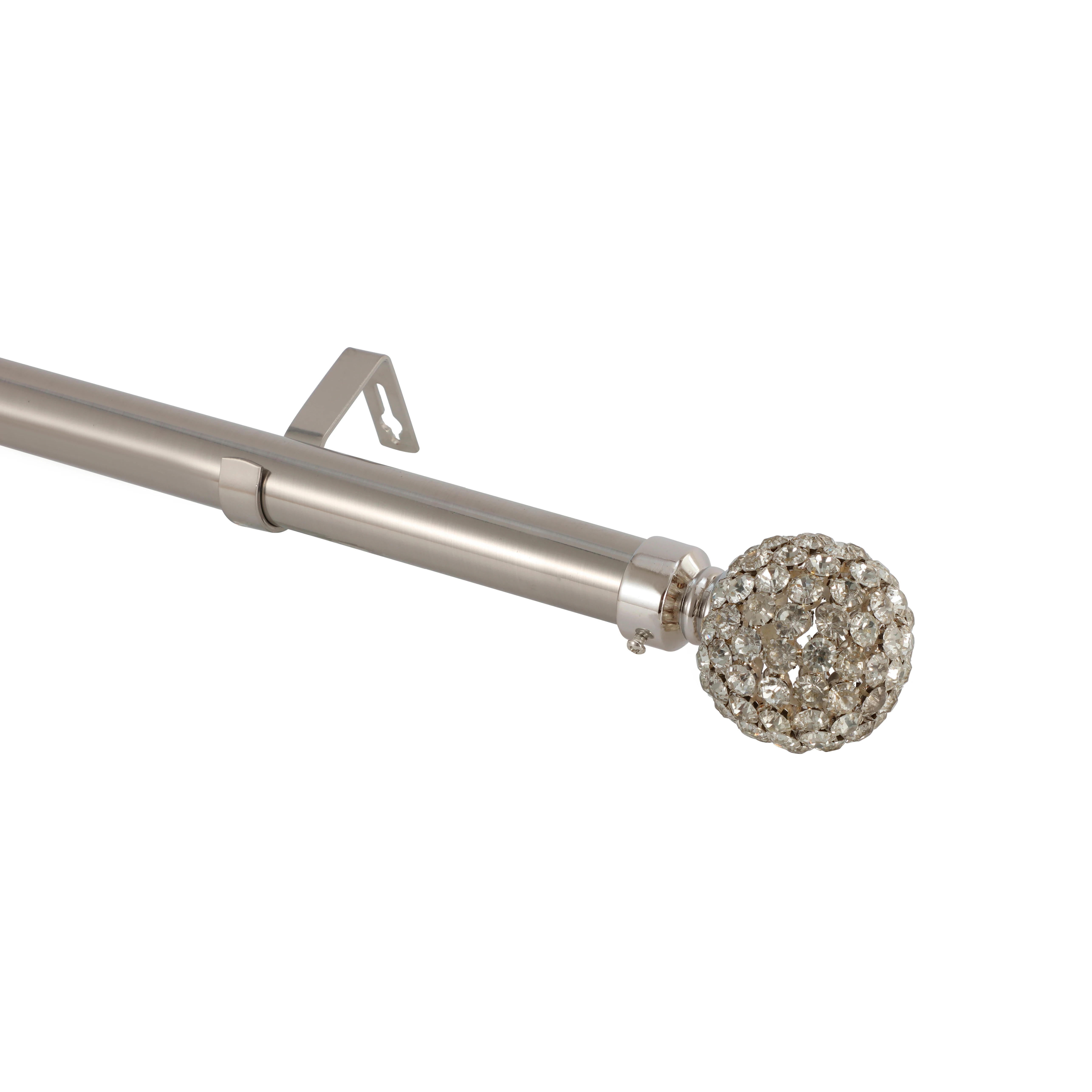 China wholesale  1/8 inch home Decorative Metal Drapery hardware,curtain rod  set