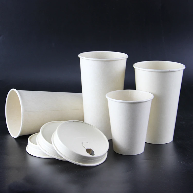 100% биоразлагаемые Биоразлагаемые бумажные стаканчики с полилактидным сахарным тростником, биоразлагаемые