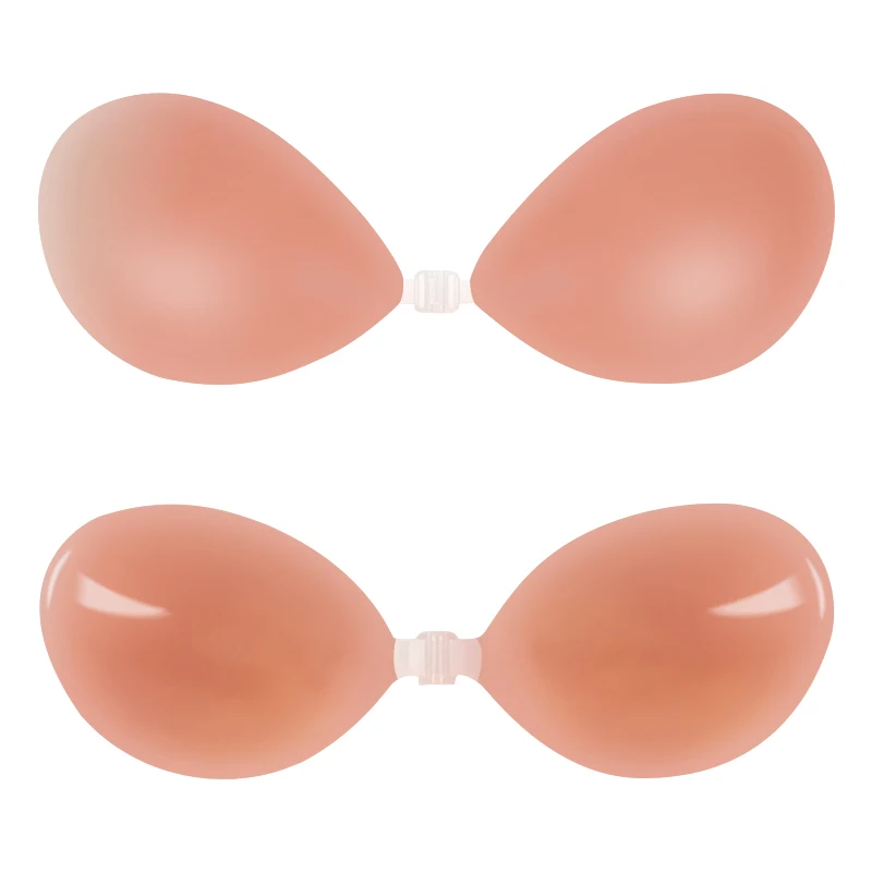 Sexy  Invisible Push Up Strap Adhesive silicone Bra For wedding party dress tank seamless silicone bra