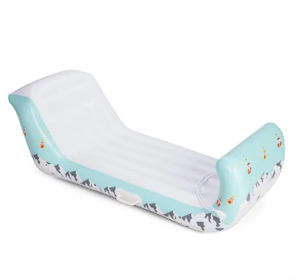 Hot sale 2 Person Air Saucer Winter Fun Inflatable Sleigh Sled, Towable Two Pack, Pulling Gondola Durable Snow Sleds