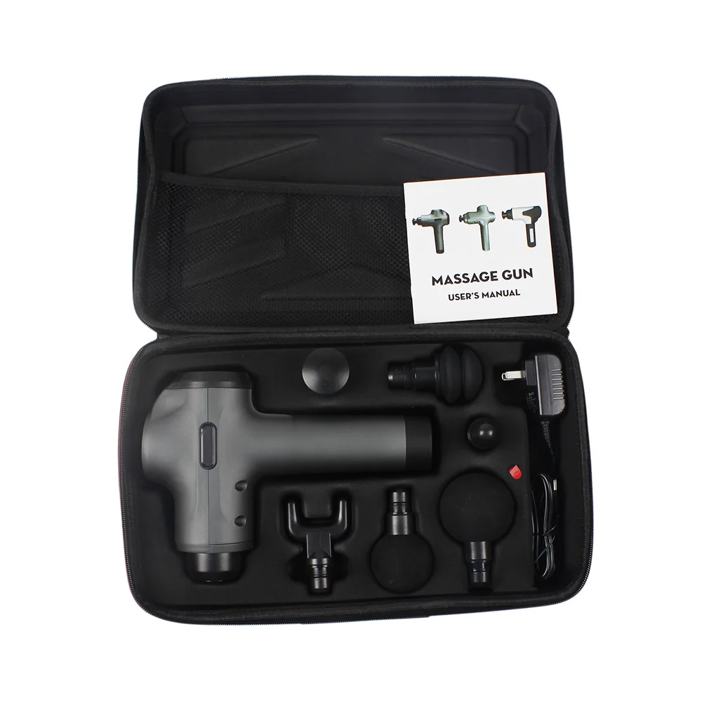 OEM/ODM 6 Speed Cordless Handheld Vibration wireless Strike Deep Tissue Pain Mini Massage Gun