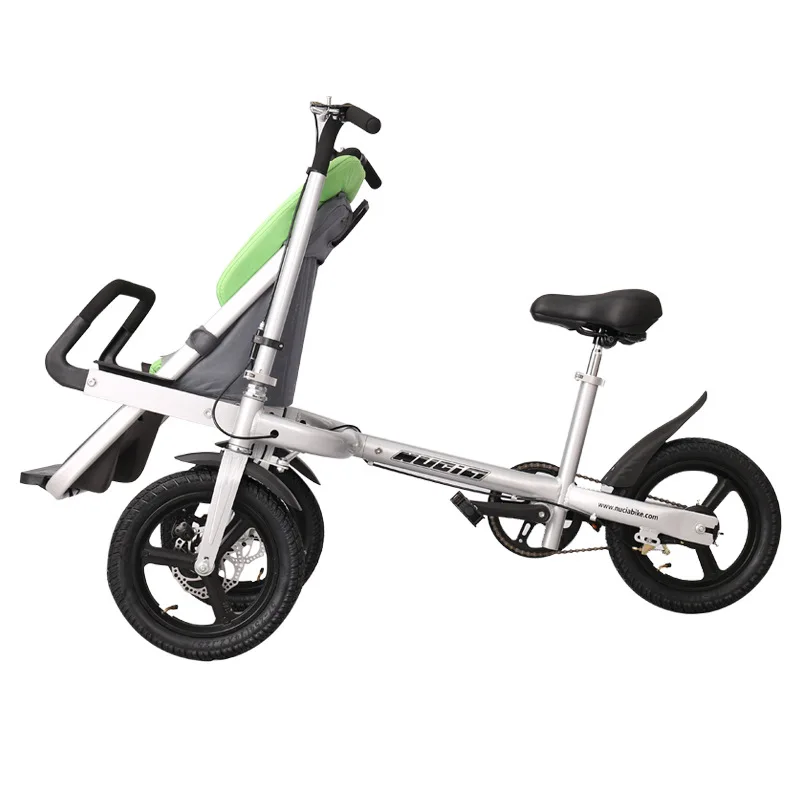 Two person bicycle parent-child car with child seat electric mother child car mother baby car foldable baby stroller instead of