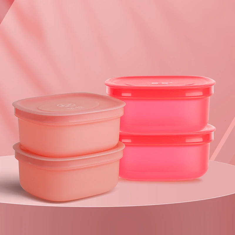 ANJUKE 500ml Kitchen Plastic Bin Box Set Cover Fridge Grains Organizer Food Storage And Container For Keep Your Kitchen Fresh