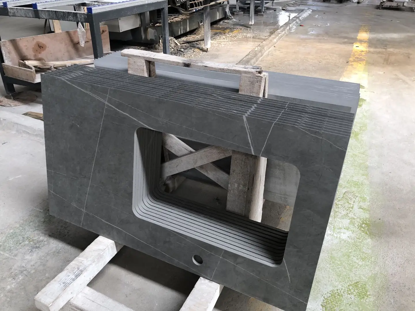 Dekton/Nealith big slab Automatic 45 degree chamfering cutting machine