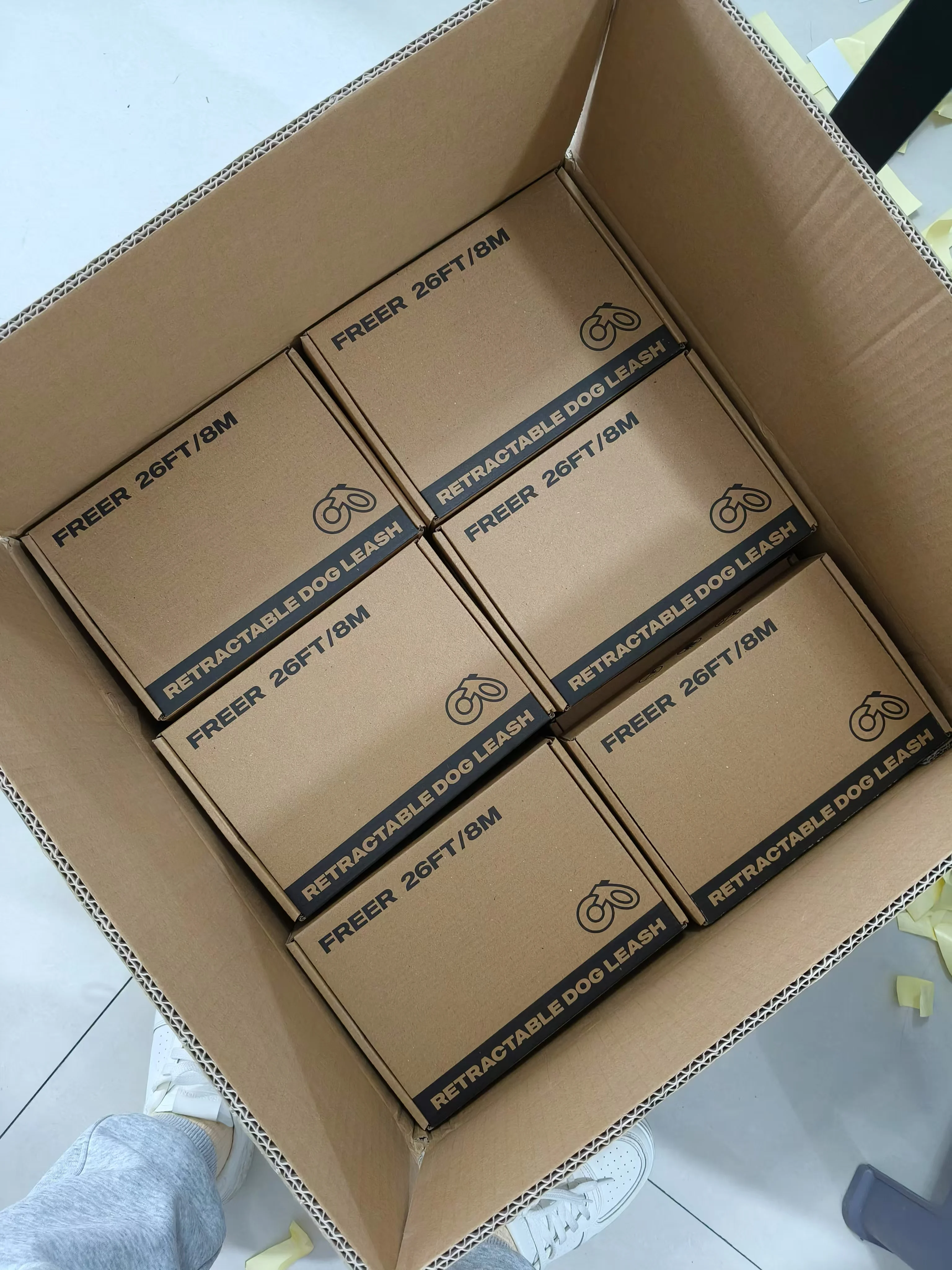 New Pet Products 8M 26ft Strong Nylon Tape Pet Dog Automatic Retractable Heavy Duty  Anti-Slip Handle Pet Dog Leash