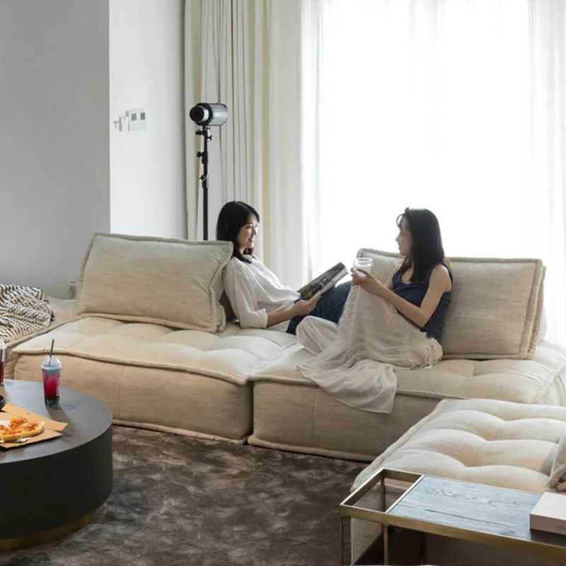 Modern style leather sofa set furniture living room high-quality reclining sofa combination set