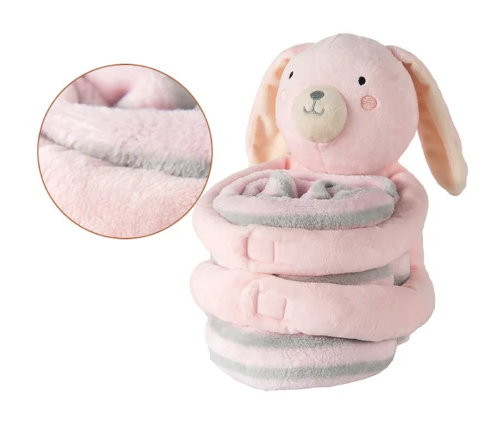 
Animal Carpet Elephant Rabbit Wholesale Custom Gift Souvenir Designed Super Soft Stuffed Animal Plush Toys Baby OEM/ODM 