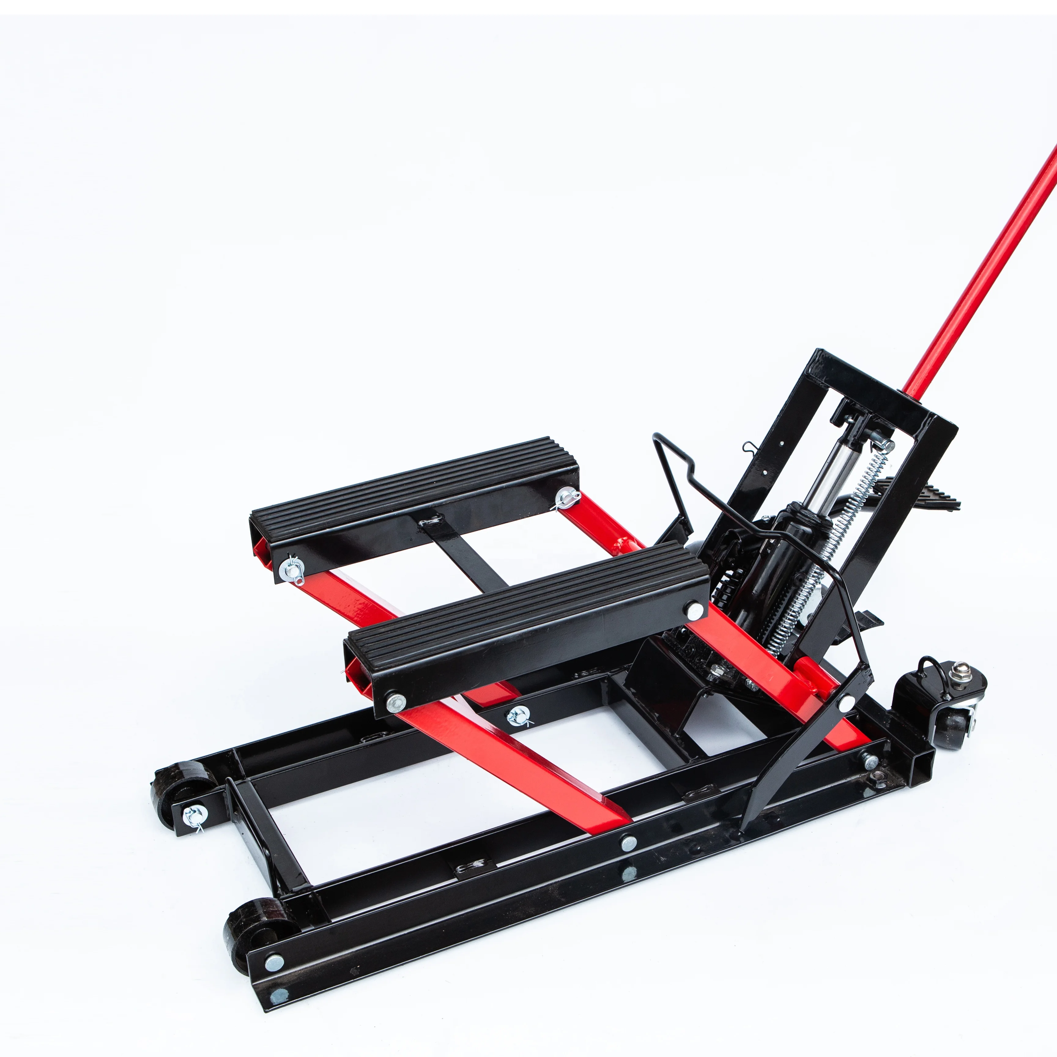 Foldable 1500lbs hydraulic motorcycle lift portable hydraulic scissor car lifting table platform max jack car lift