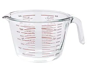 Amazon Hot Selling Commercial Glass Measuring Cup, 8 Cup Capacity (2 Liters)