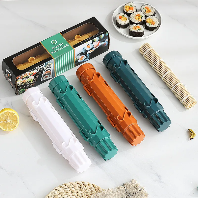 Natural Premium Bamboo Rolling Sushi Making Roller Kit DIY Tools Bamboo Curtain Sushi Maker Set