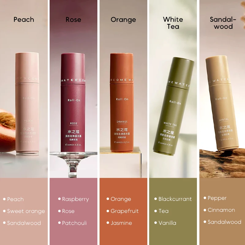 Natural ingredients contain no additives Body Deodorant Roll-ball Bottle Custom Body Antiperspirants Roll-ball
