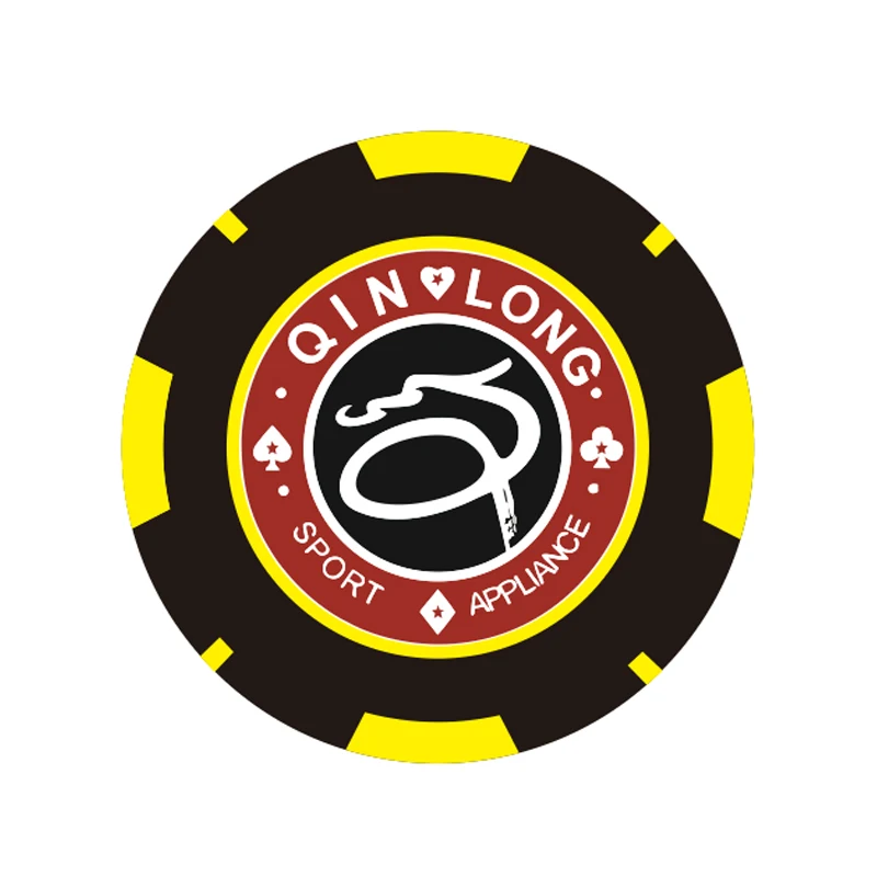 14g ABS Clay  poker chips custom logo double color chips Casino